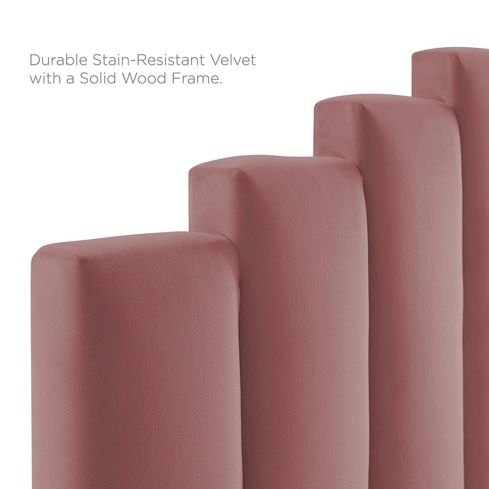 Noelle Performance Velvet Twin Headboard By Modway - MOD-6276 | Headboards | Modishstore - 10