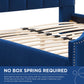 Lucille Queen Performance Velvet Platform Bed By Modway - MOD-6281 | Beds | Modishstore - 17
