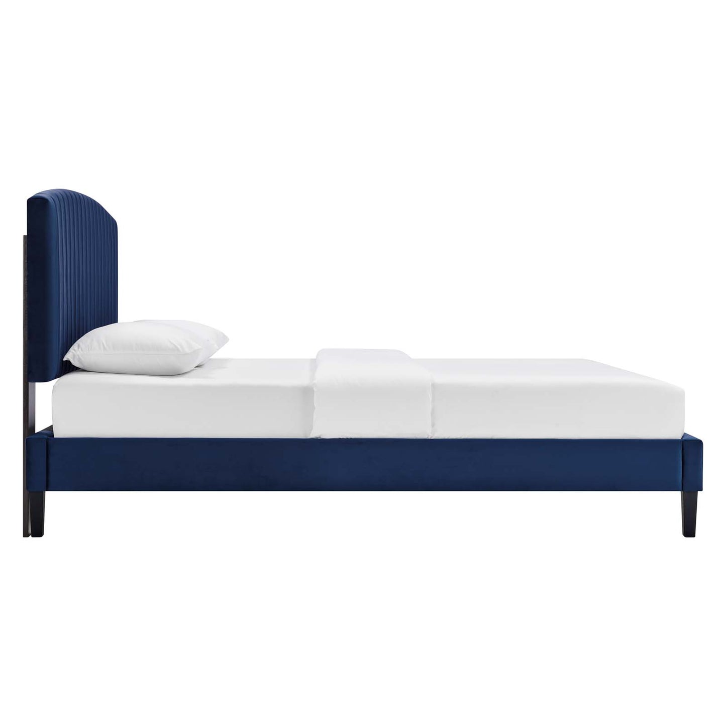 Alessi Performance Velvet Queen Platform Bed By Modway - MOD-6283-CHA | Beds |  Modishstore - 18