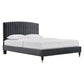Alessi Performance Velvet Queen Platform Bed By Modway - MOD-6284-CHA | Beds |  Modishstore - 2
