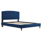 Alessi Performance Velvet Queen Platform Bed By Modway - MOD-6284-CHA | Beds |  Modishstore - 12