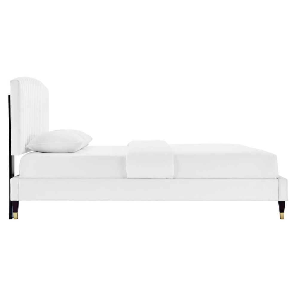 Alessi Performance Velvet Queen Platform Bed By Modway - MOD-6284 | Beds | Modishstore - 23