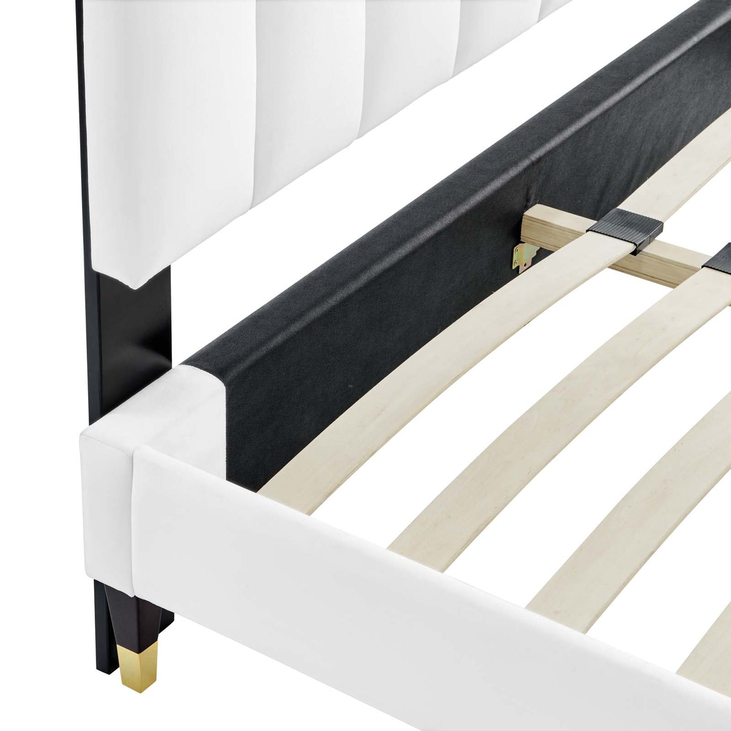 Daisy Performance Velvet Queen Platform Bed By Modway - MOD-6288 | Beds | Modishstore - 48