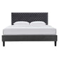 Garcelle Performance Velvet Queen Platform Bed By Modway - MOD-6289 | Beds | Modishstore - 3