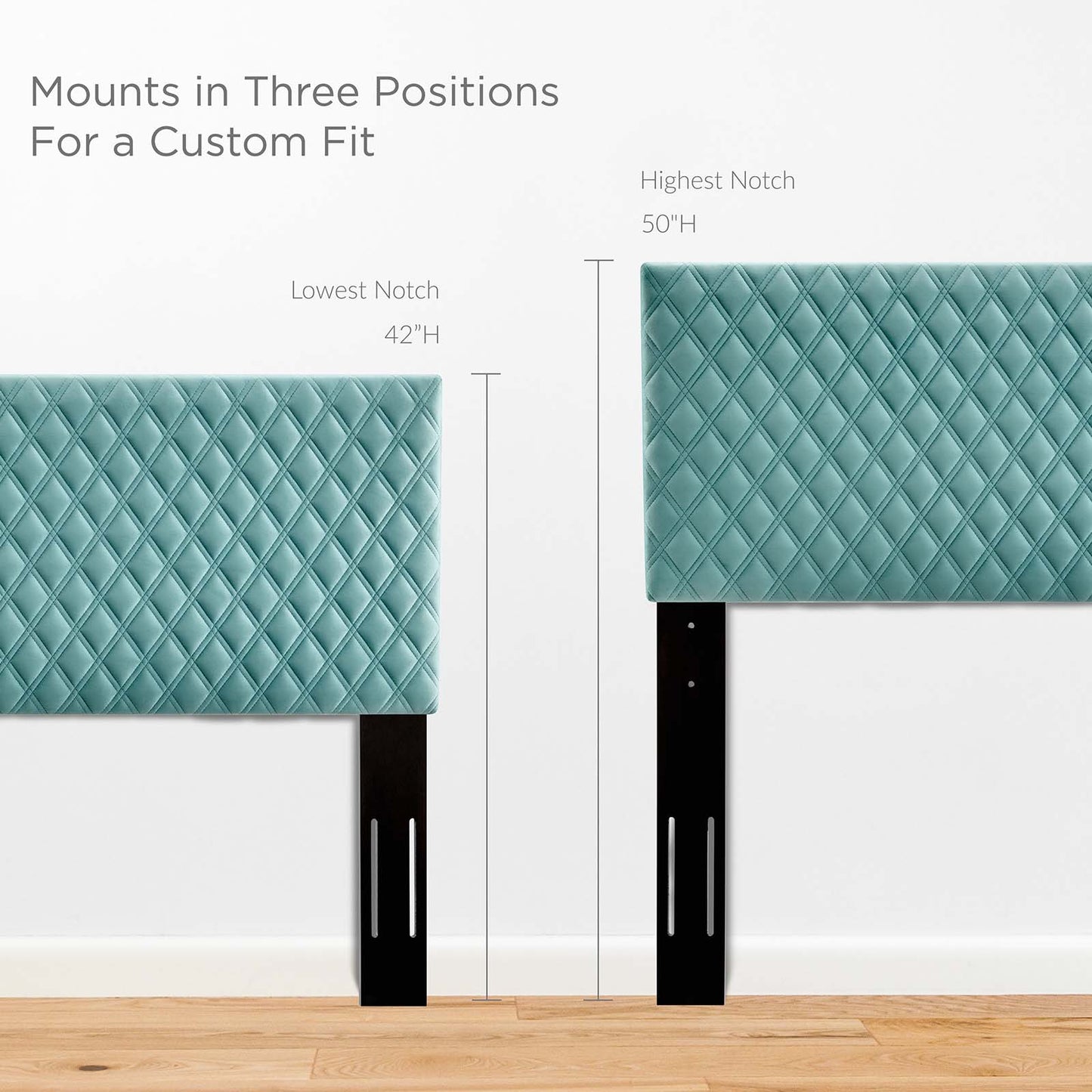 Garcelle Performance Velvet Queen Platform Bed By Modway - MOD-6289 | Beds | Modishstore - 30