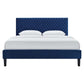 Garcelle Performance Velvet Queen Platform Bed By Modway - MOD-6289 | Beds | Modishstore - 37