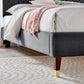Garcelle Performance Velvet Queen Platform Bed By Modway - MOD-6290 | Beds | Modishstore - 6