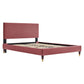 Garcelle Performance Velvet Queen Platform Bed By Modway - MOD-6290 | Beds | Modishstore - 8