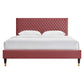 Garcelle Performance Velvet Queen Platform Bed By Modway - MOD-6290 | Beds | Modishstore - 10