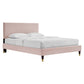 Garcelle Performance Velvet Queen Platform Bed By Modway - MOD-6290 | Beds | Modishstore - 32
