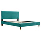 Garcelle Performance Velvet Queen Platform Bed By Modway - MOD-6290 | Beds | Modishstore - 39