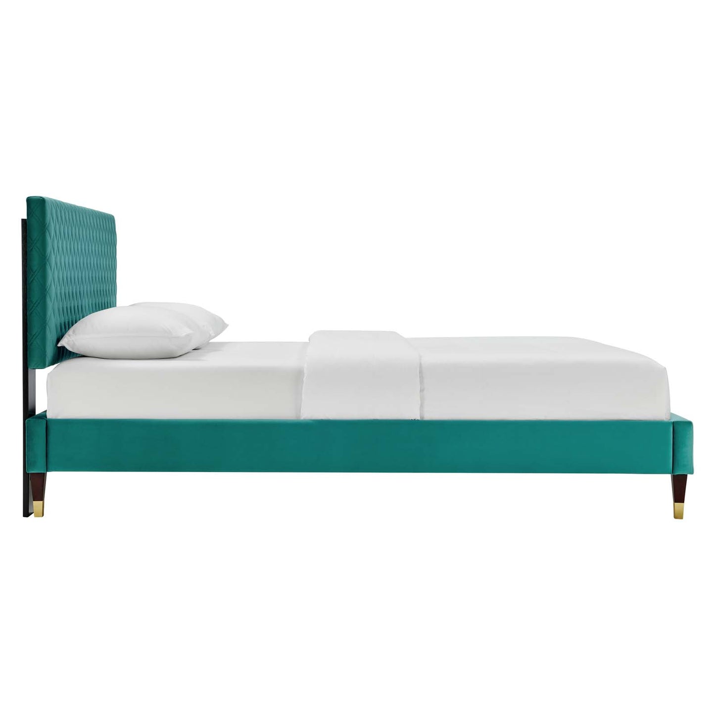 Garcelle Performance Velvet Queen Platform Bed By Modway - MOD-6290 | Beds | Modishstore - 40
