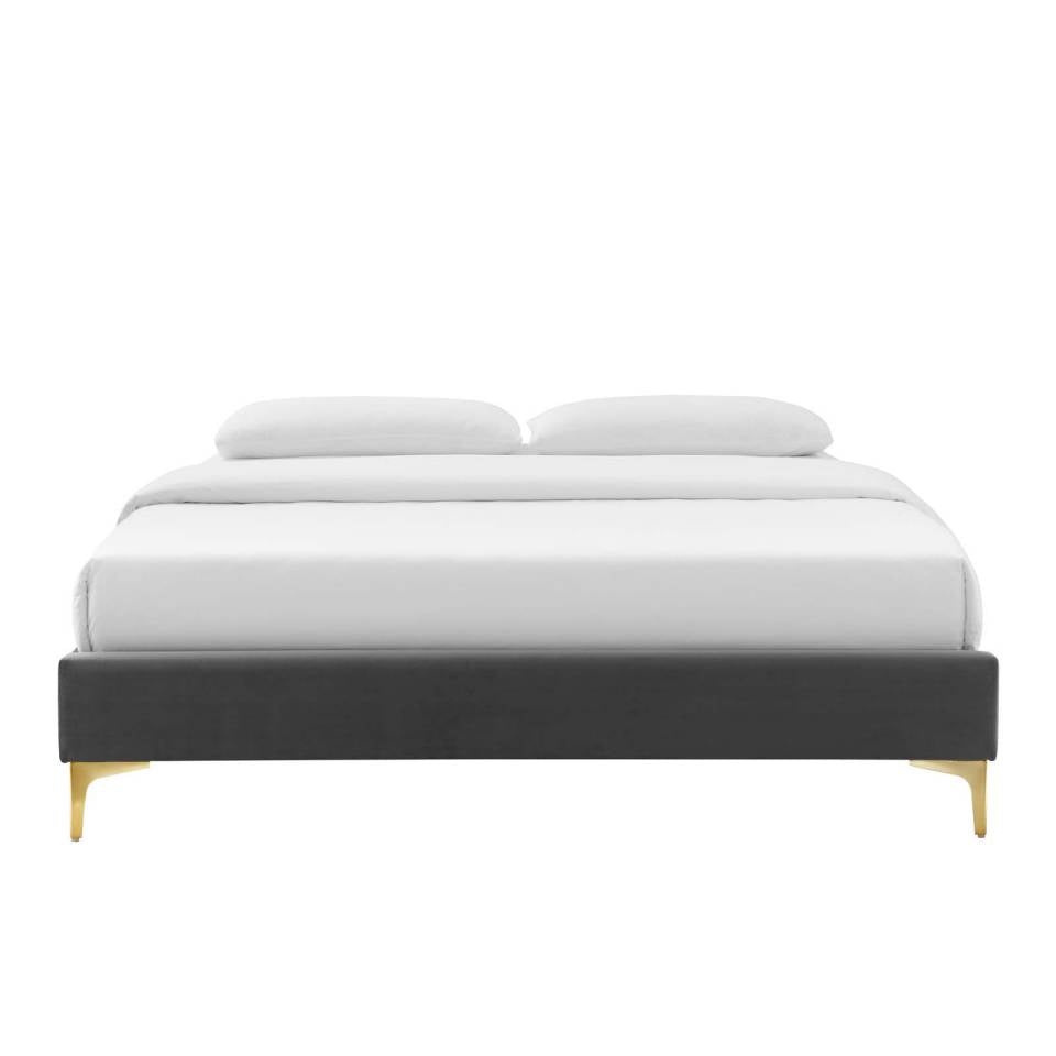 Modway Sutton Twin Performance Velvet Bed Frame - MOD-6305 | Beds | Modishstore - 5