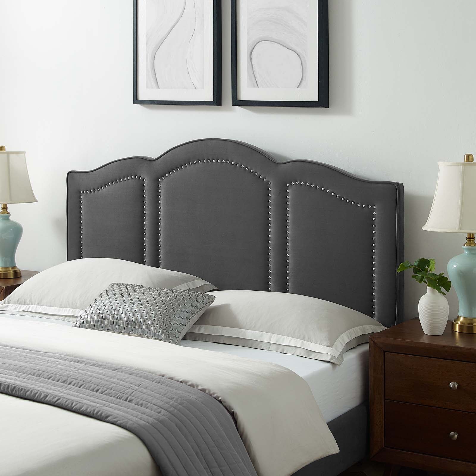 Cecilia King/California King Performance Velvet Headboard By Modway - MOD-6310 | Headboards | Modishstore - 1