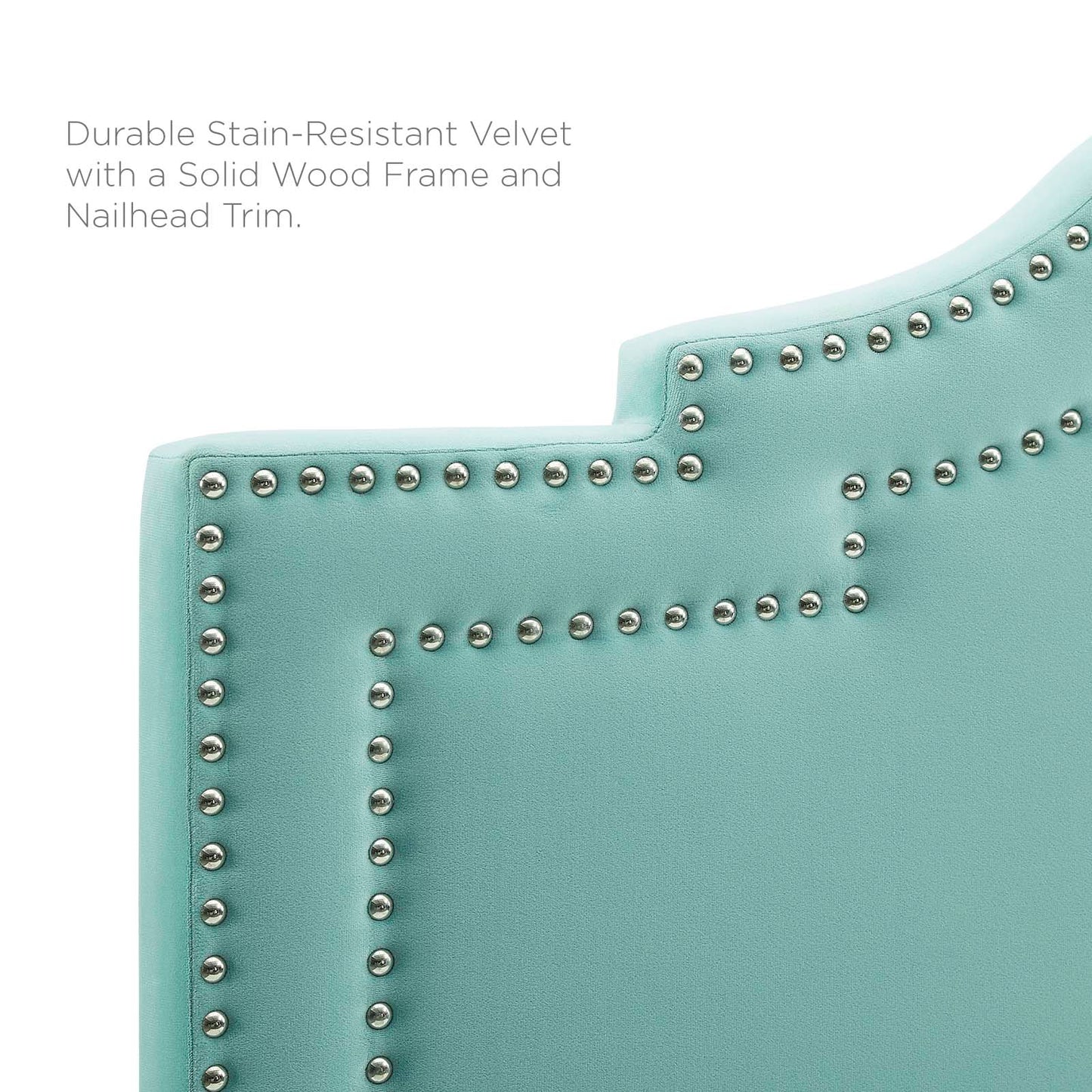 Lucia Twin Performance Velvet Headboard By Modway - MOD-6311 | Headboards | Modishstore - 21