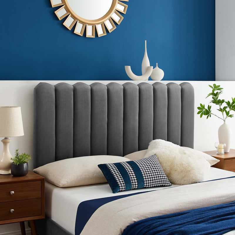 Modway Delilah Performance Velvet King/California King Headboard - MOD-6319 | Headboards | Modishstore - 1
