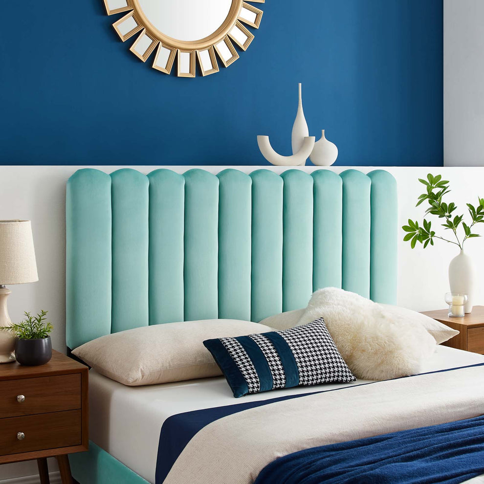 Modway Delilah Performance Velvet King/California King Headboard - MOD-6319 | Headboards | Modishstore - 12