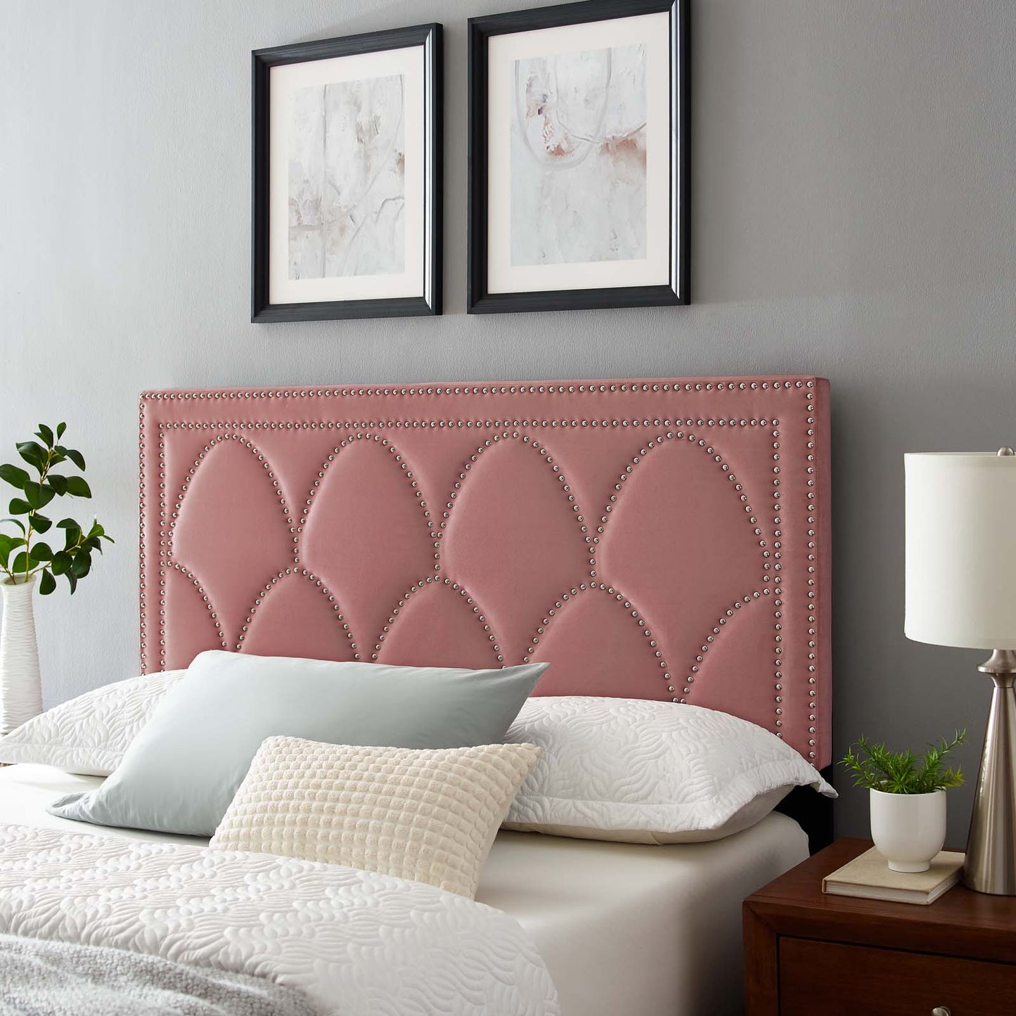 Greta Performance Velvet Twin Headboard By Modway - MOD-6320 | Headboards | Modishstore - 11