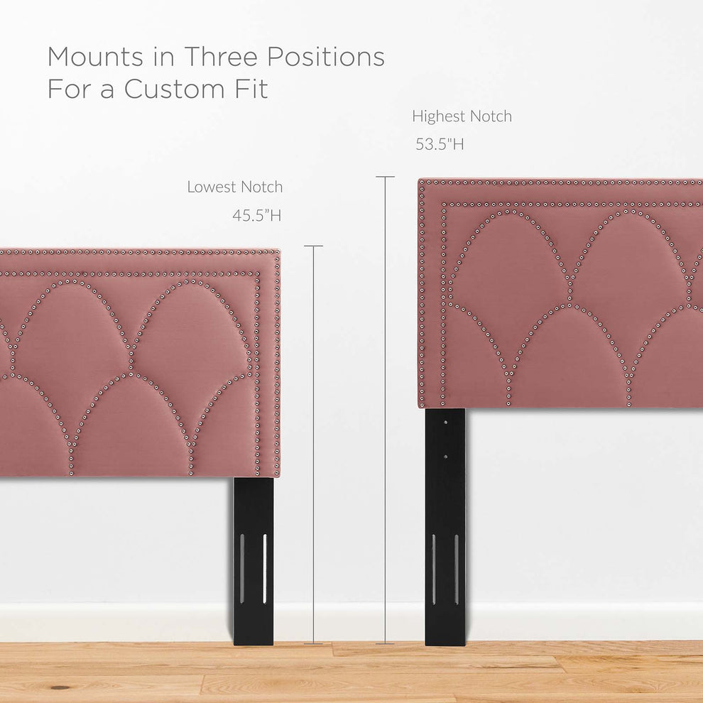 Greta Performance Velvet Twin Headboard By Modway - MOD-6320 | Headboards | Modishstore - 16