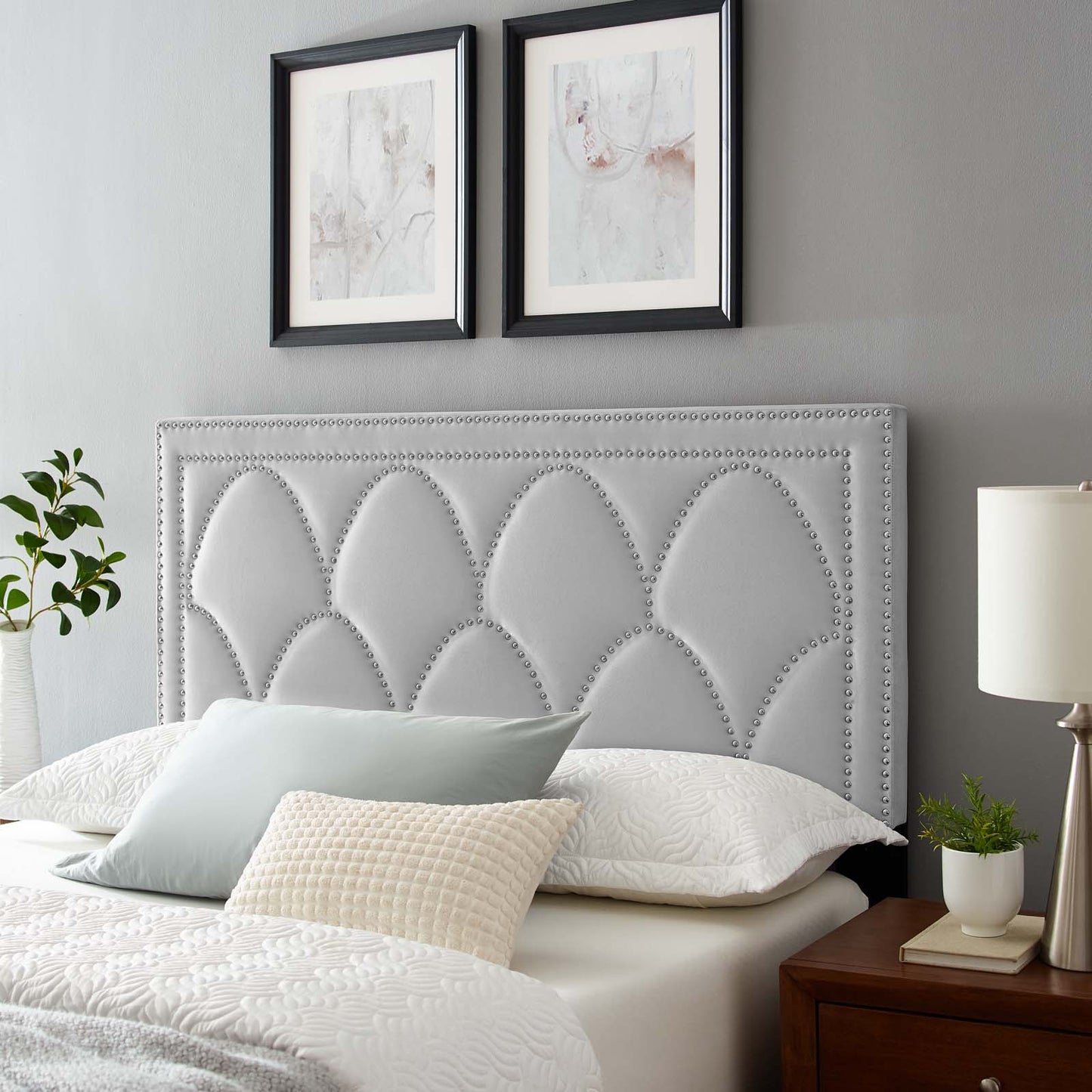 Greta Performance Velvet Twin Headboard By Modway - MOD-6320 | Headboards | Modishstore - 20