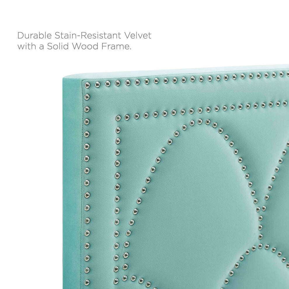 Greta Performance Velvet Twin Headboard By Modway - MOD-6320 | Headboards | Modishstore - 33