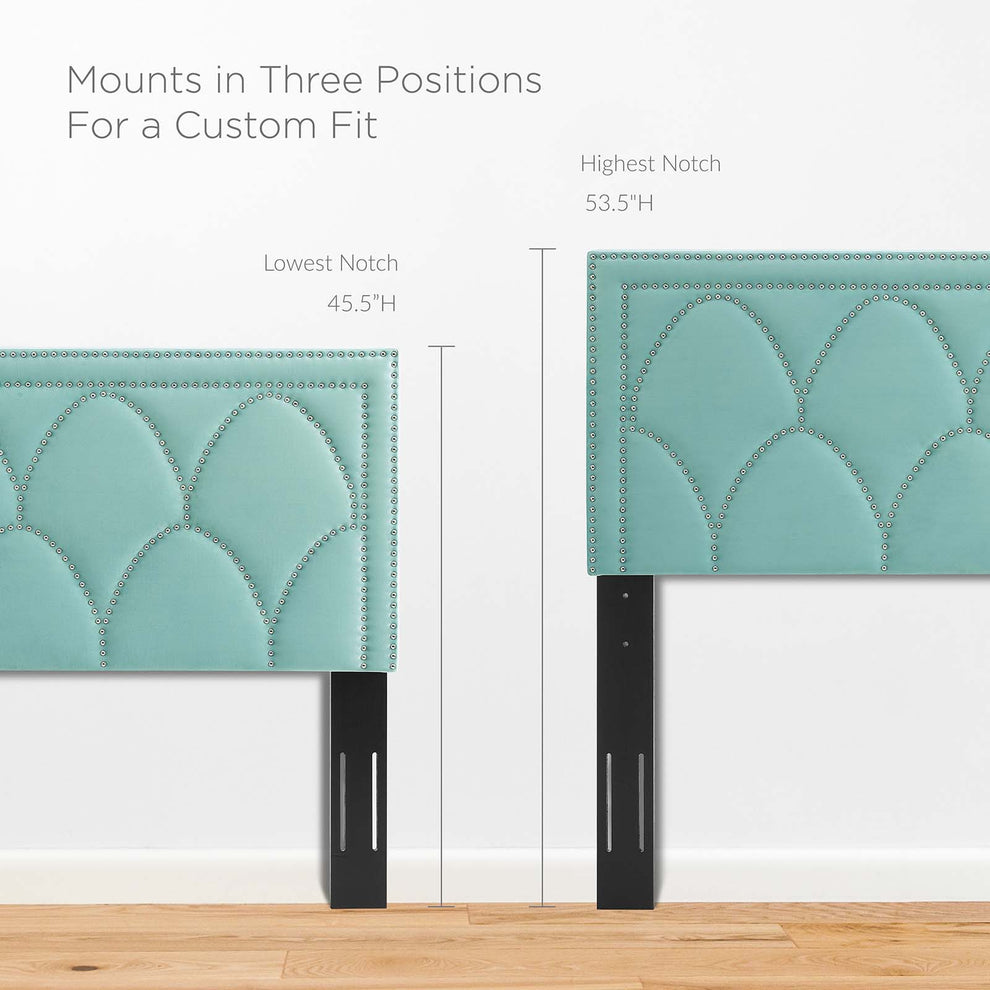 Greta Performance Velvet Twin Headboard By Modway - MOD-6320 | Headboards | Modishstore - 34
