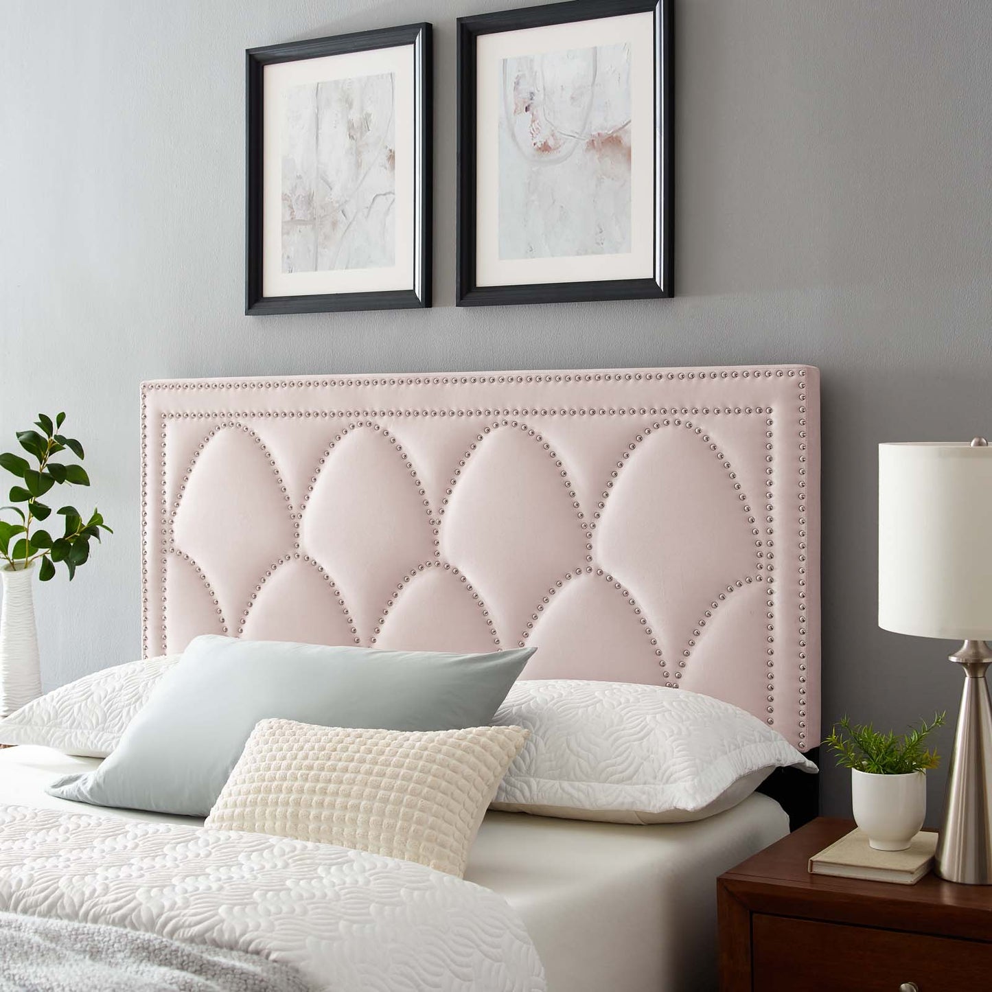 Greta Performance Velvet Twin Headboard By Modway - MOD-6320 | Headboards | Modishstore - 47