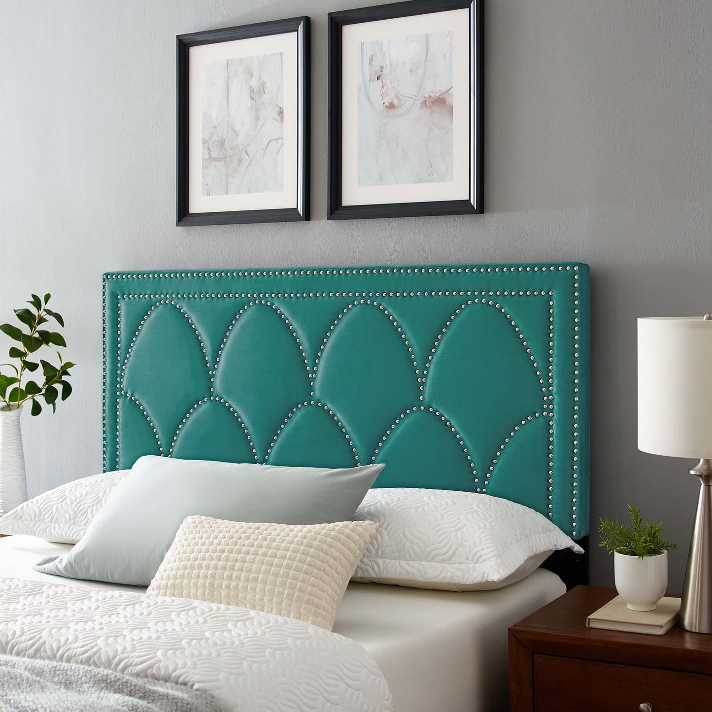 Greta Performance Velvet Twin Headboard By Modway - MOD-6320 | Headboards | Modishstore - 56