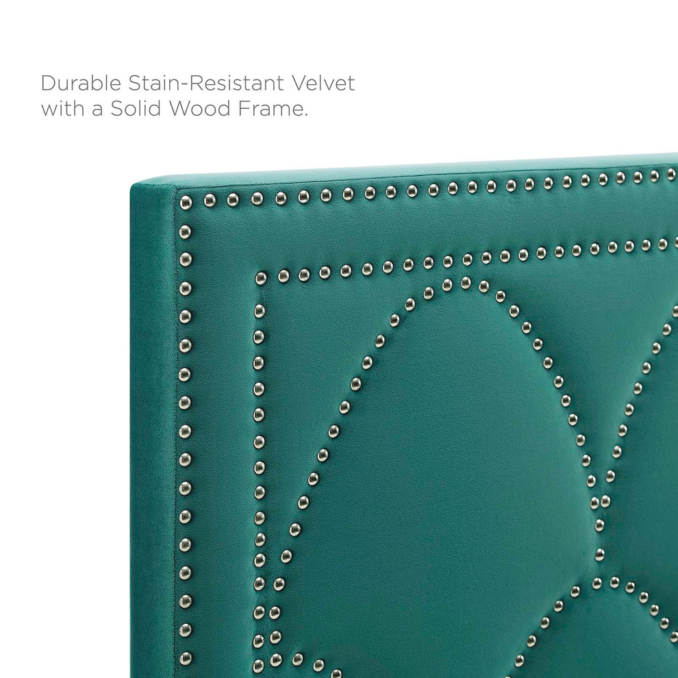 Greta Performance Velvet Twin Headboard By Modway - MOD-6320 | Headboards | Modishstore - 60