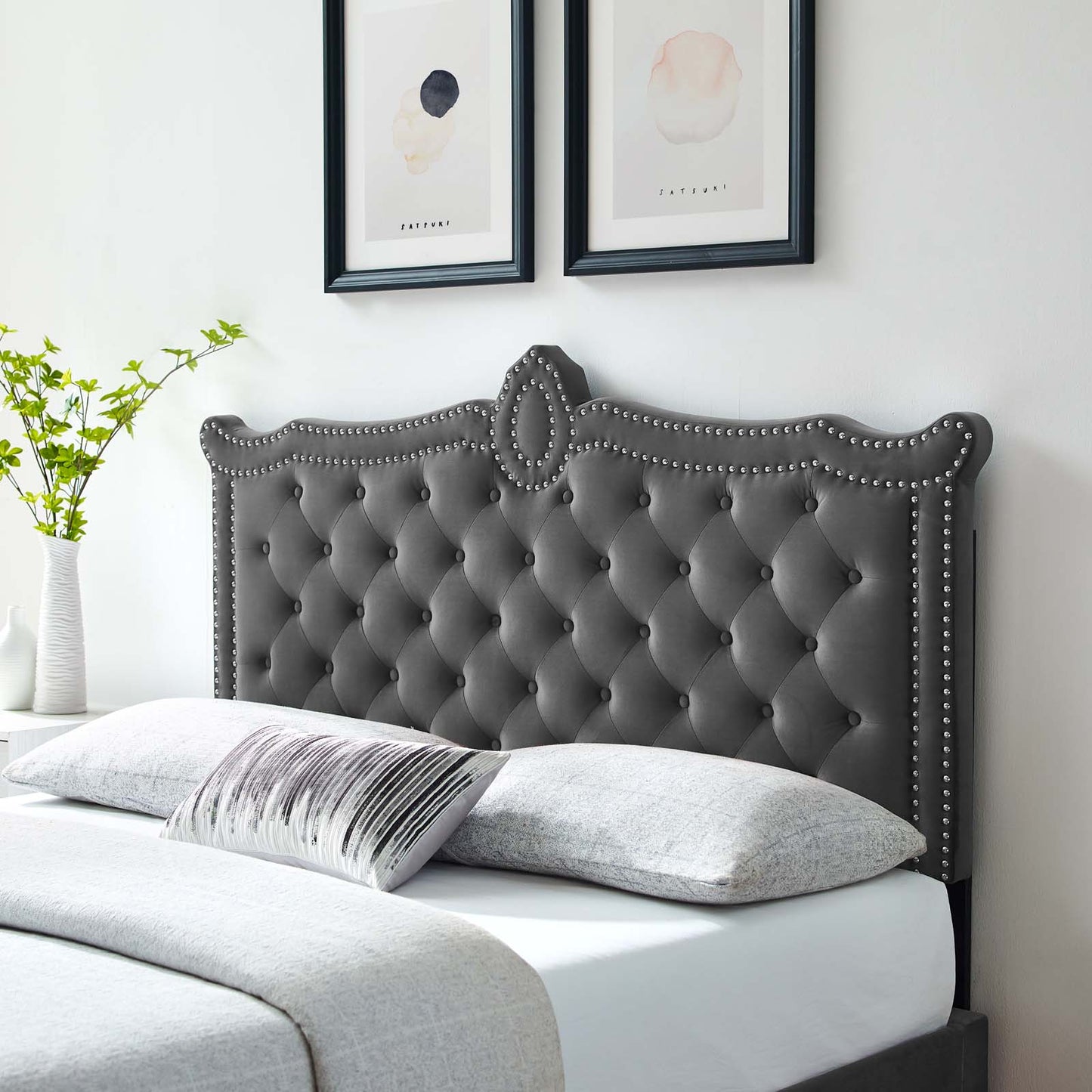 Louisa Tufted Performance Velvet Twin Headboard By Modway - MOD-6323 | Headboards | Modishstore - 1