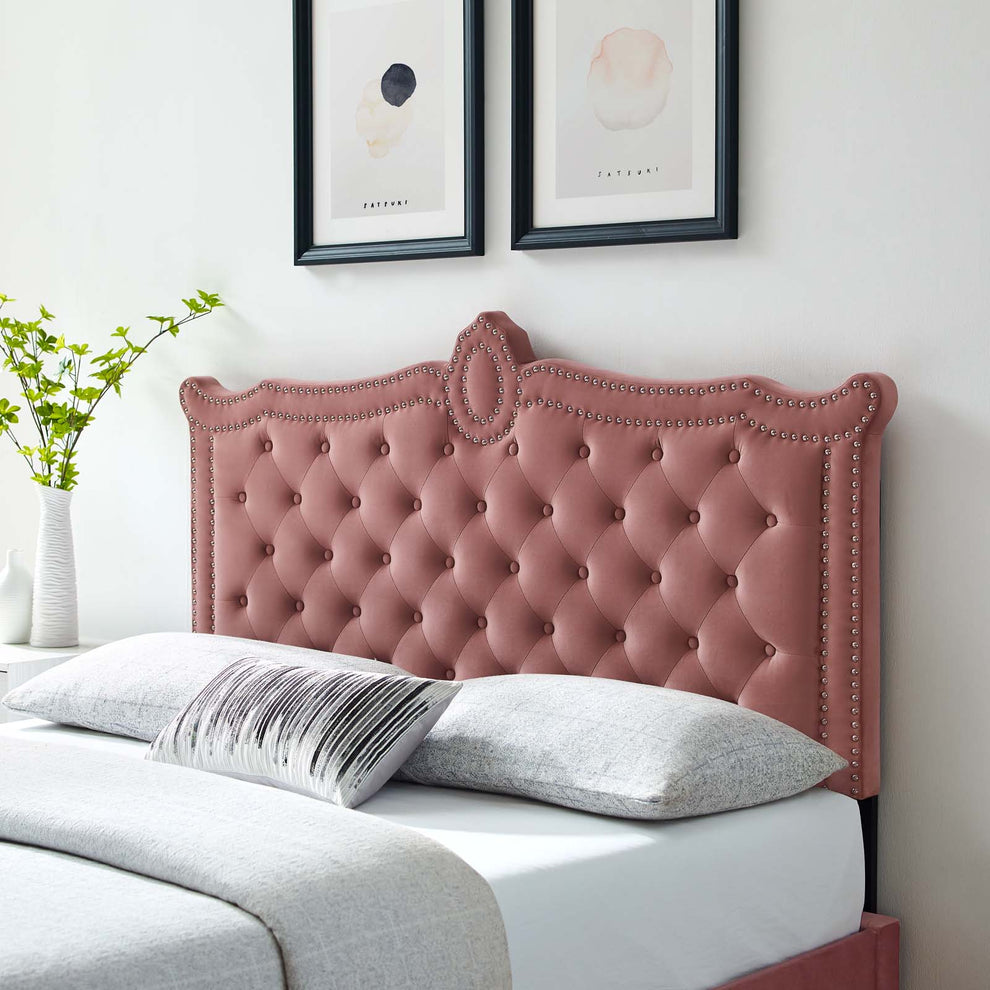 Louisa Tufted Performance Velvet Twin Headboard By Modway - MOD-6323 | Headboards | Modishstore - 11