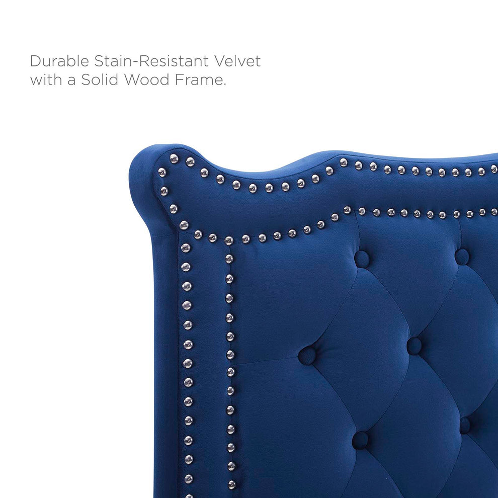 Louisa Tufted Performance Velvet Twin Headboard By Modway - MOD-6323 | Headboards | Modishstore - 42