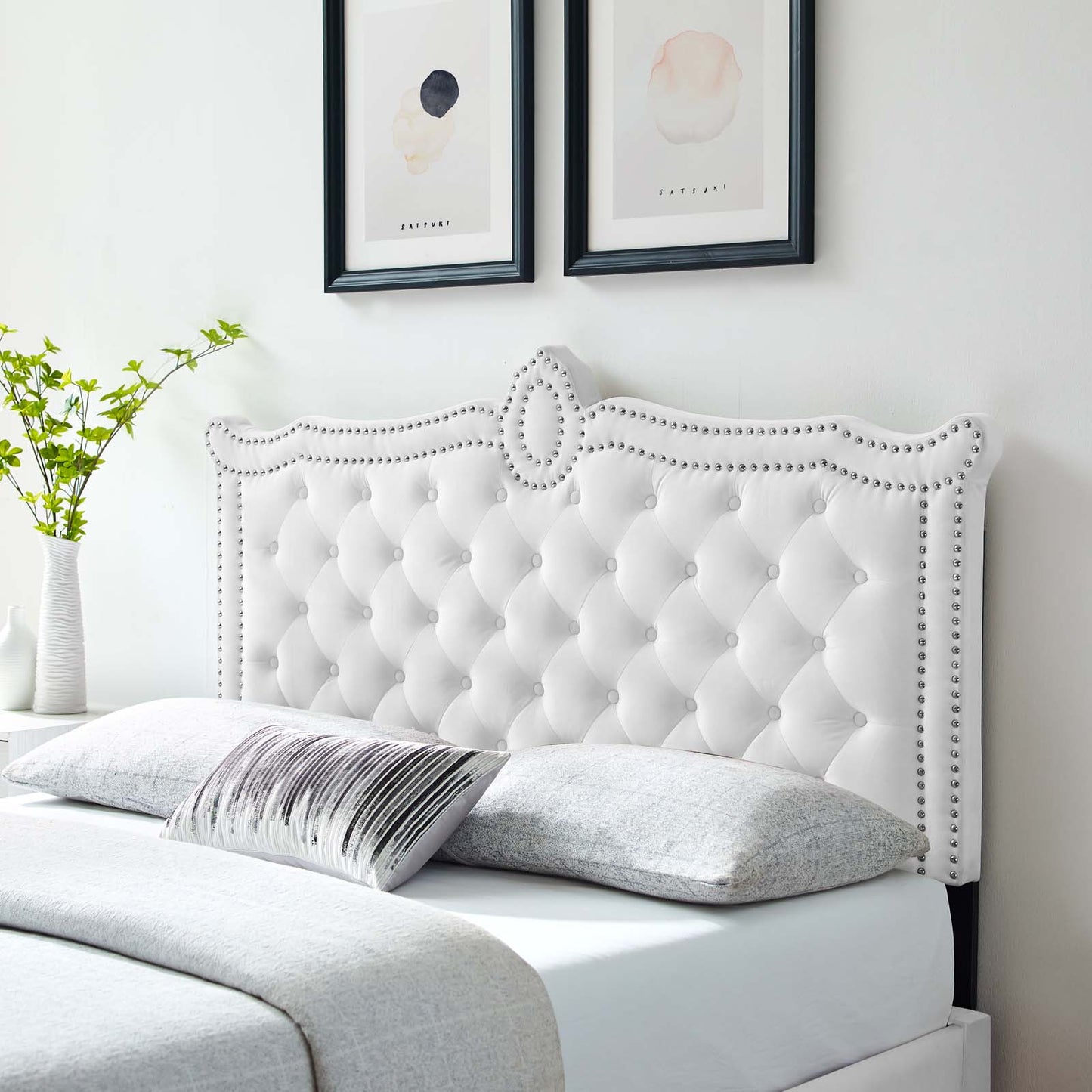 Louisa Tufted Performance Velvet Twin Headboard By Modway - MOD-6323 | Headboards | Modishstore - 65
