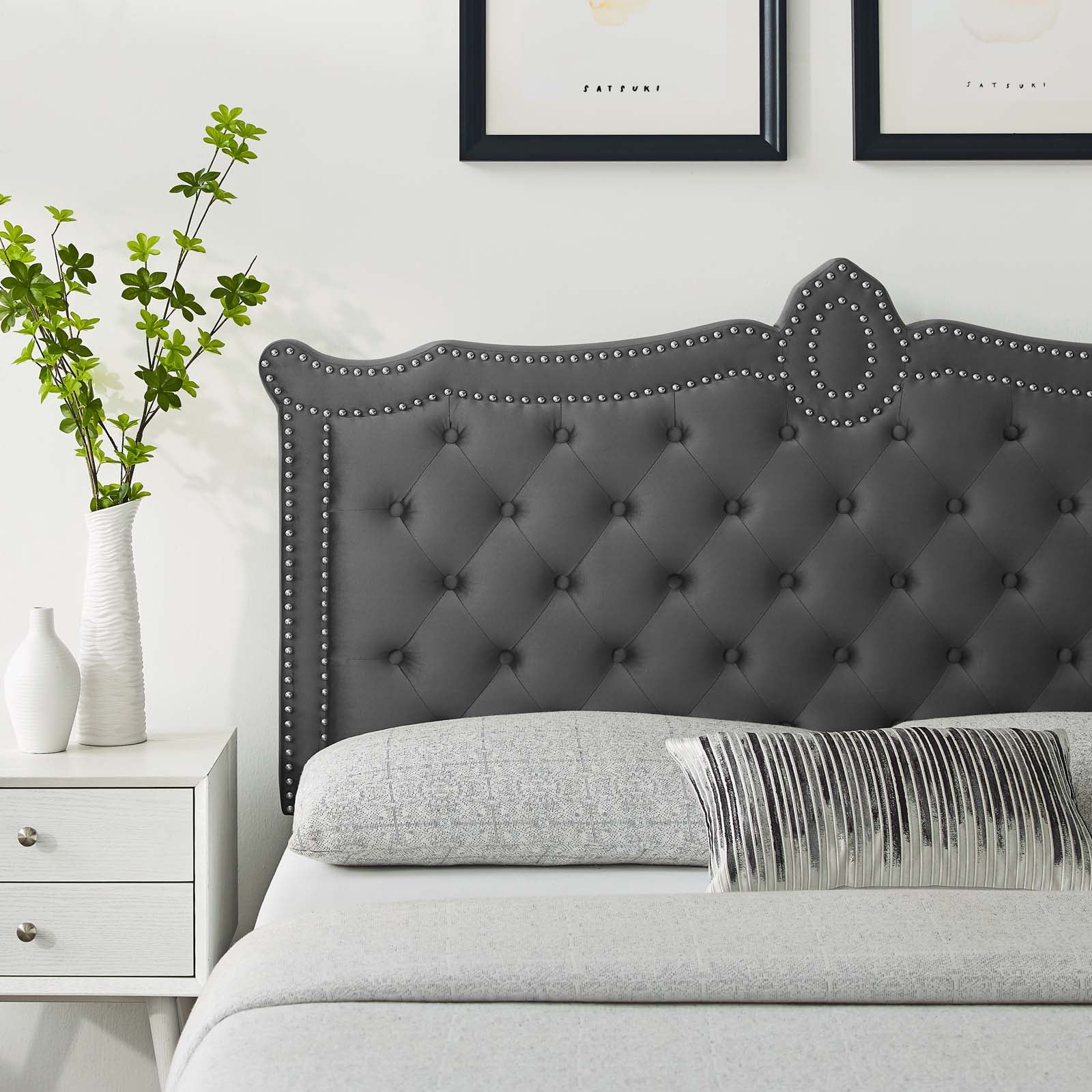 Louisa Tufted Performance Velvet King/California King Headboard By Modway - MOD-6325 | Headboards | Modishstore - 2