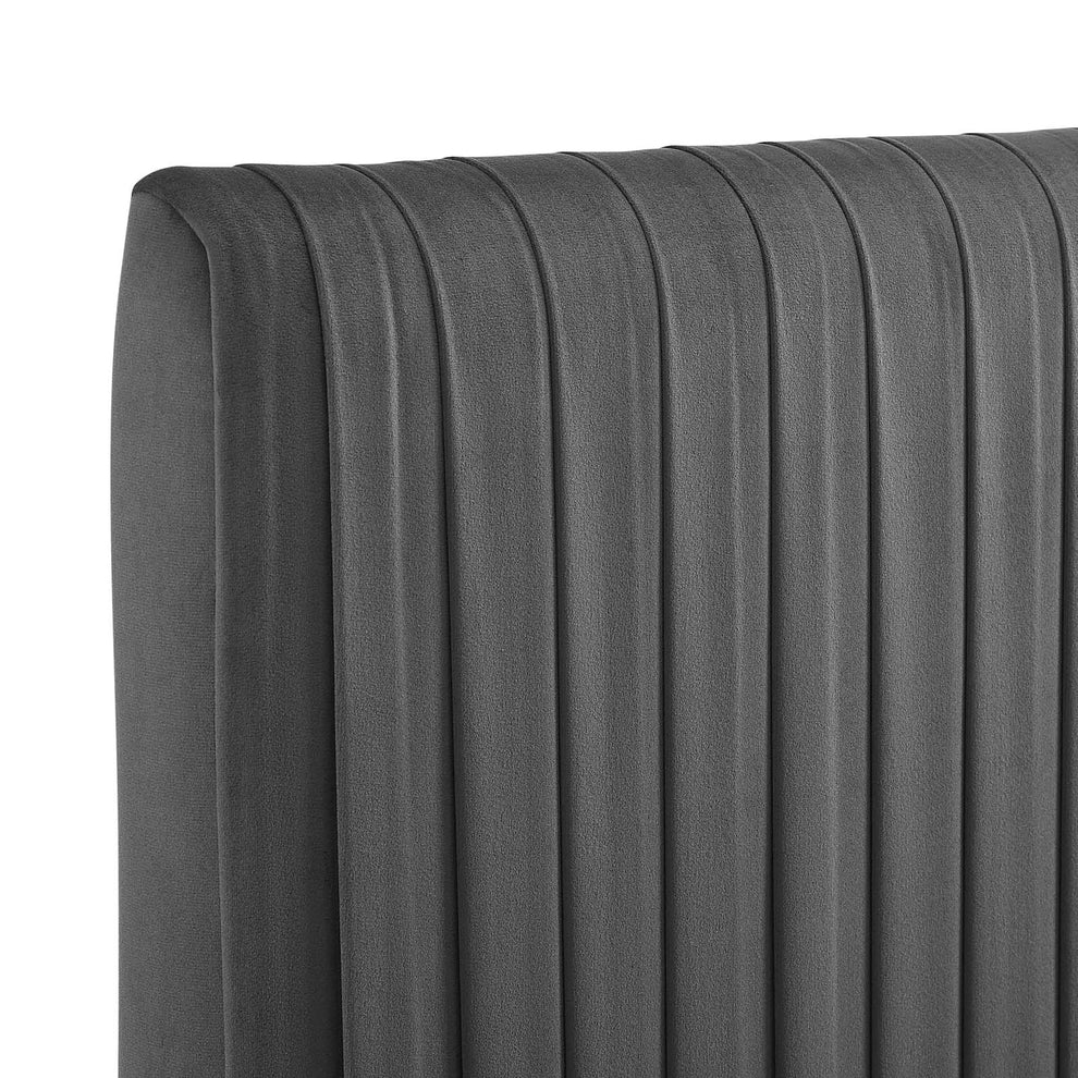 Eloise Channel Tufted Performance Velvet Full/Queen Headboard By Modway - MOD-6327 | Headboards | Modishstore - 5