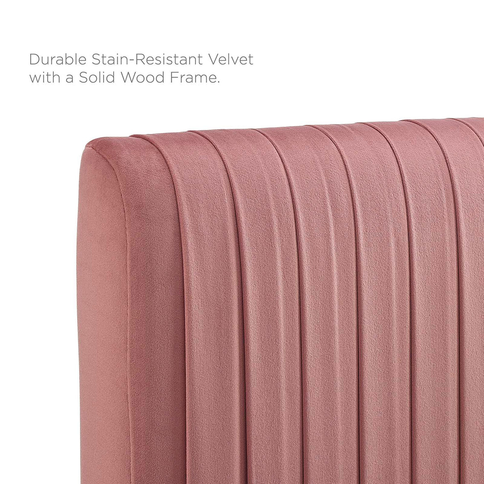 Eloise Channel Tufted Performance Velvet Full/Queen Headboard By Modway - MOD-6327 | Headboards | Modishstore - 11