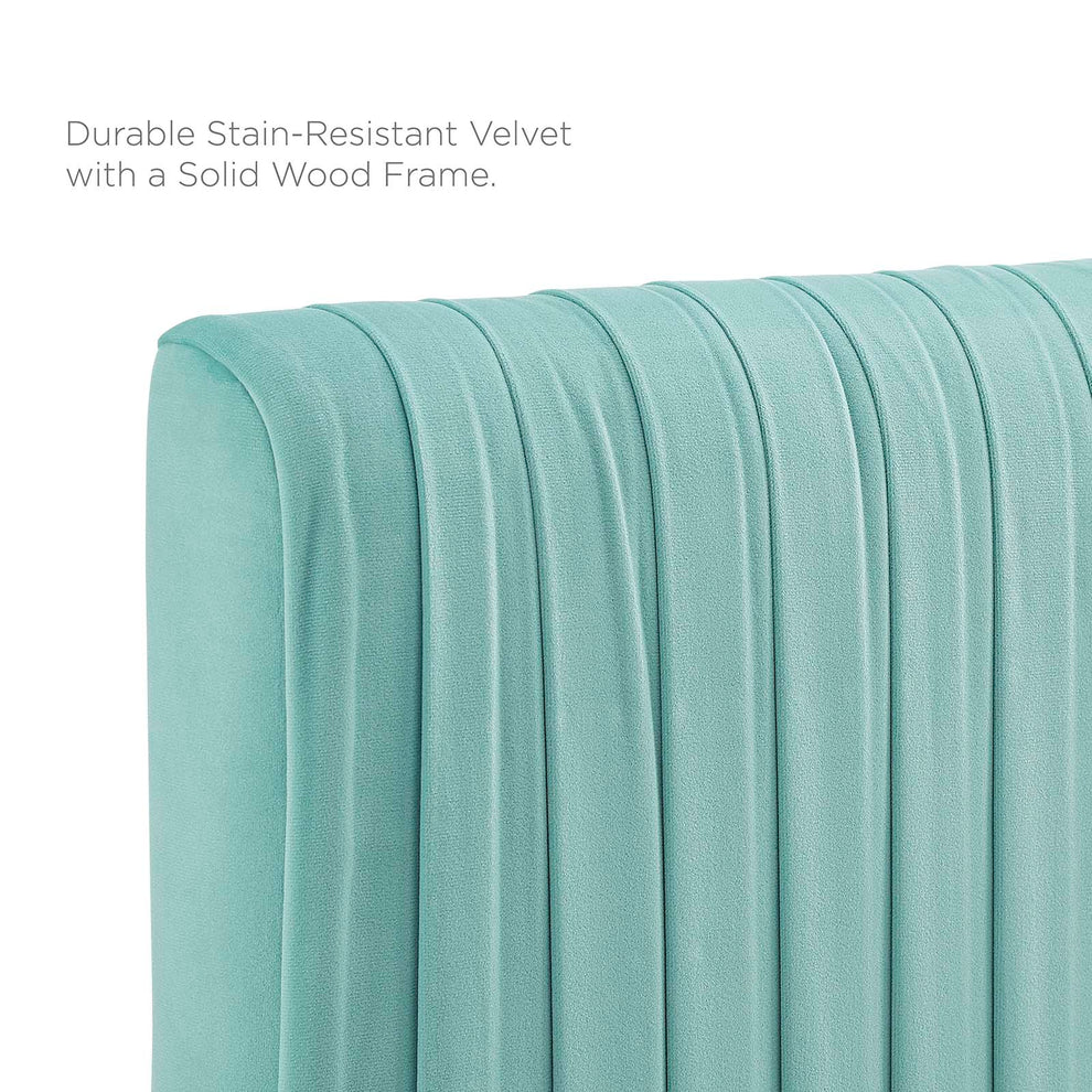 Eloise Channel Tufted Performance Velvet Full/Queen Headboard By Modway - MOD-6327 | Headboards | Modishstore - 16