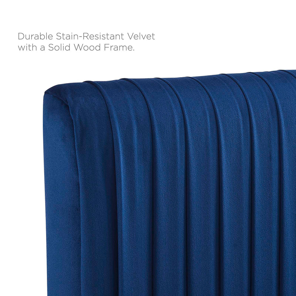 Eloise Channel Tufted Performance Velvet Full/Queen Headboard By Modway - MOD-6327 | Headboards | Modishstore - 21