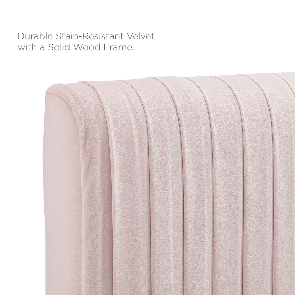Eloise Channel Tufted Performance Velvet Full/Queen Headboard By Modway - MOD-6327 | Headboards | Modishstore - 26