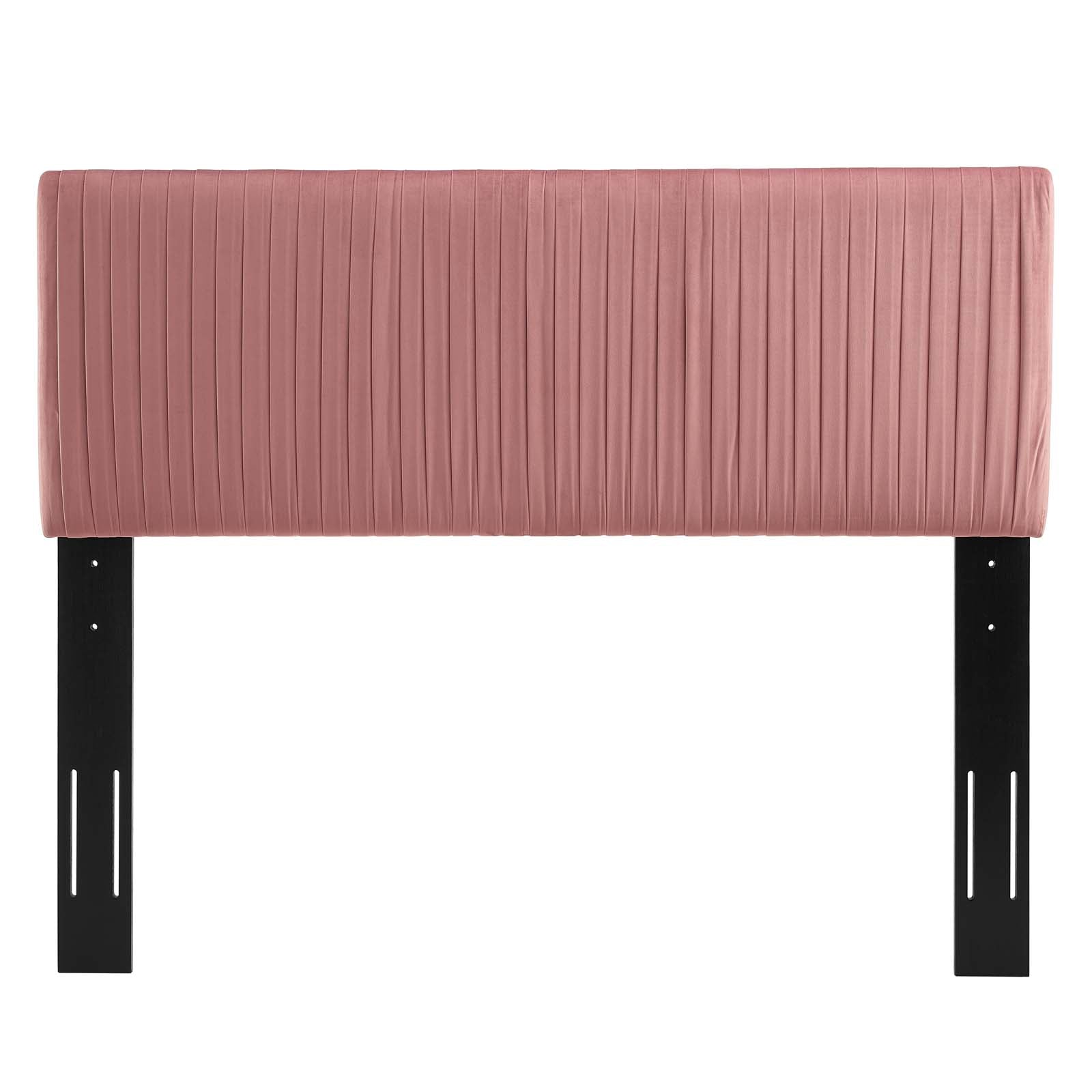 Eloise Channel Tufted Performance Velvet King/California King Headboard By Modway - MOD-6328 | Headboards | Modishstore - 9