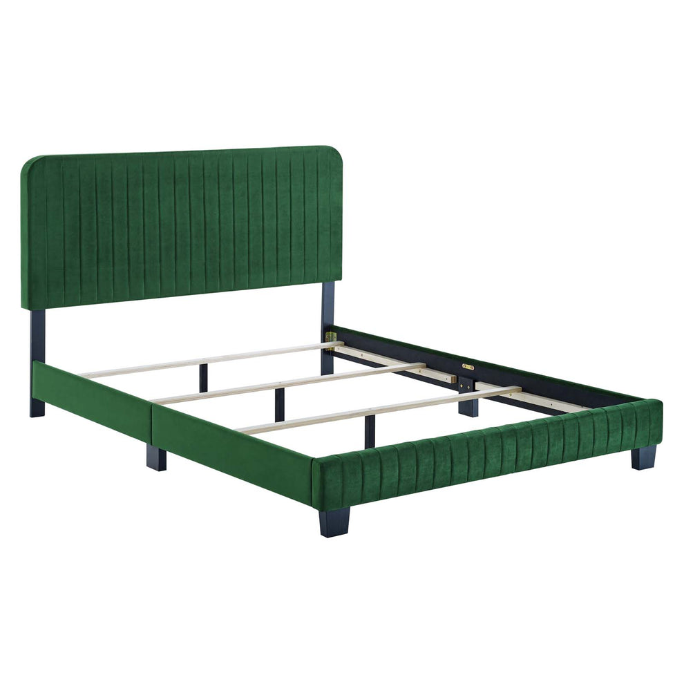 Modway Celine Channel Tufted Performance Velvet King Bed - MOD-6329 | Beds | Modishstore - 5