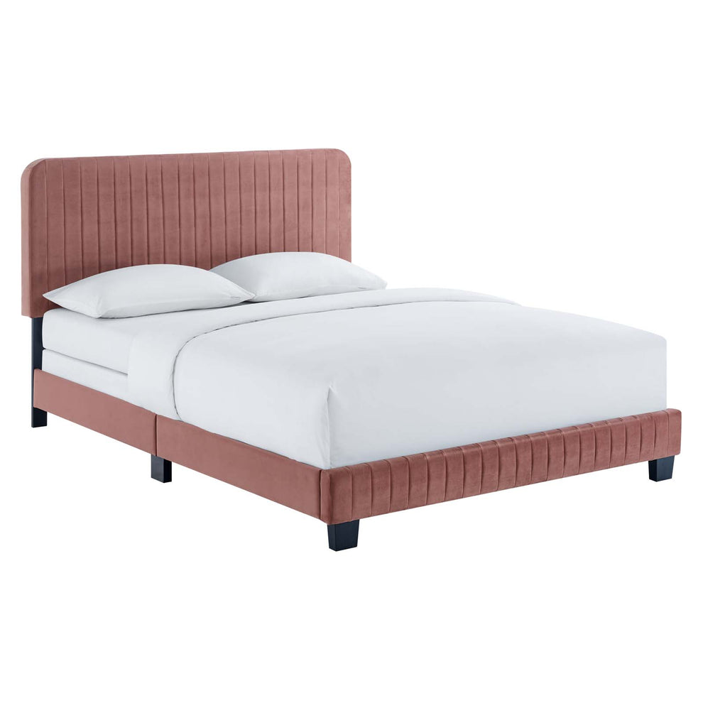 Modway Celine Channel Tufted Performance Velvet Queen Bed - MOD-6330 | Beds | Modishstore - 1