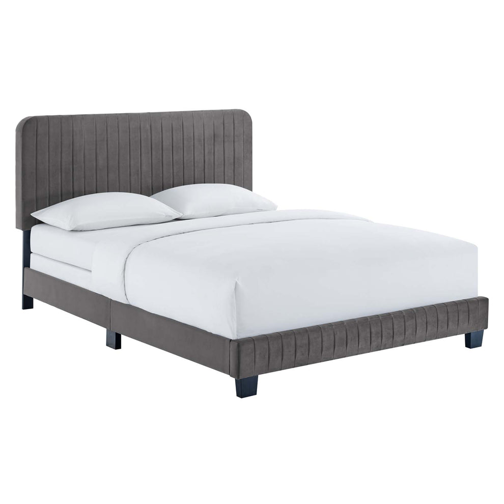Modway Celine Channel Tufted Performance Velvet Queen Bed - MOD-6330 | Beds | Modishstore - 7