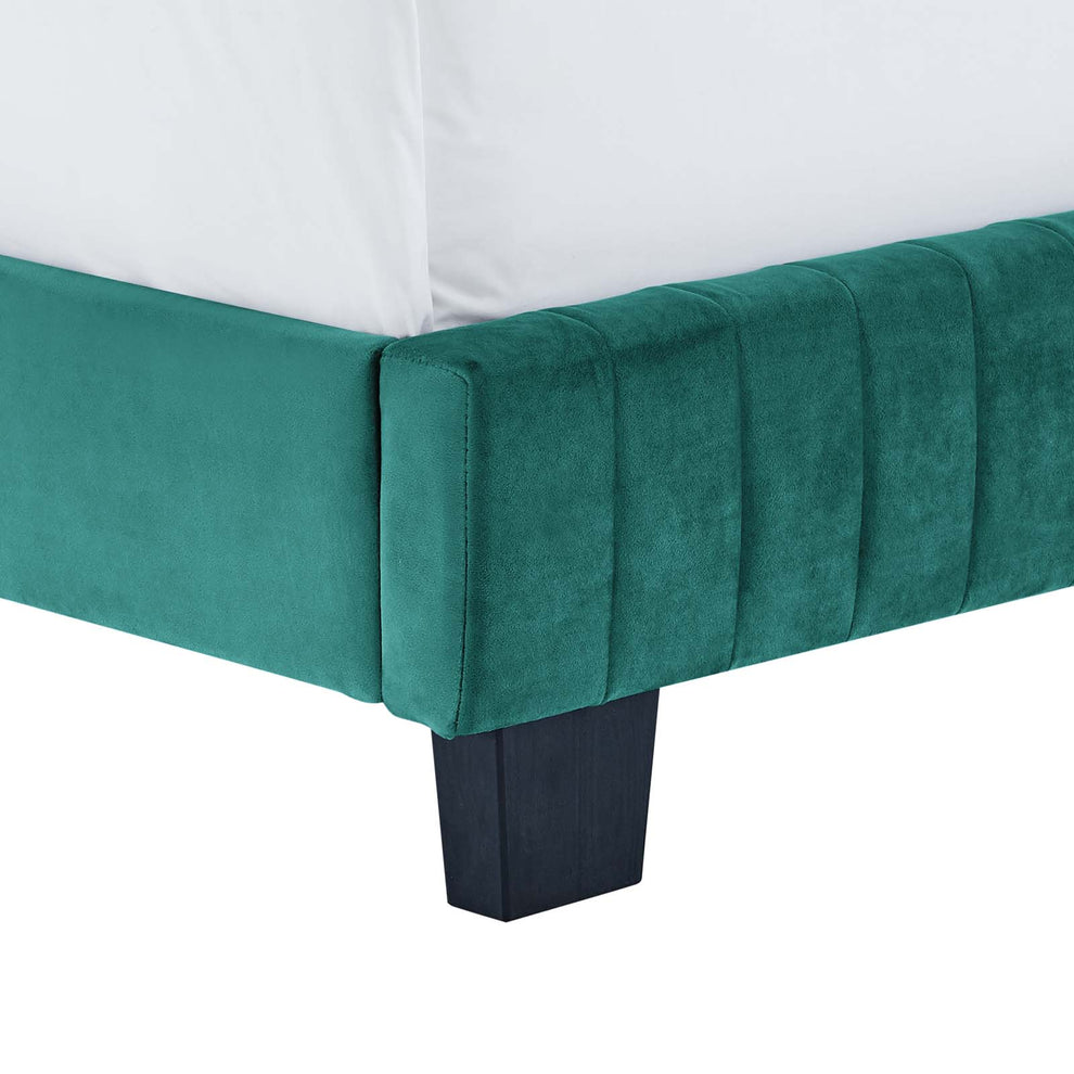 Modway Celine Channel Tufted Performance Velvet Queen Bed - MOD-6330 | Beds | Modishstore - 24