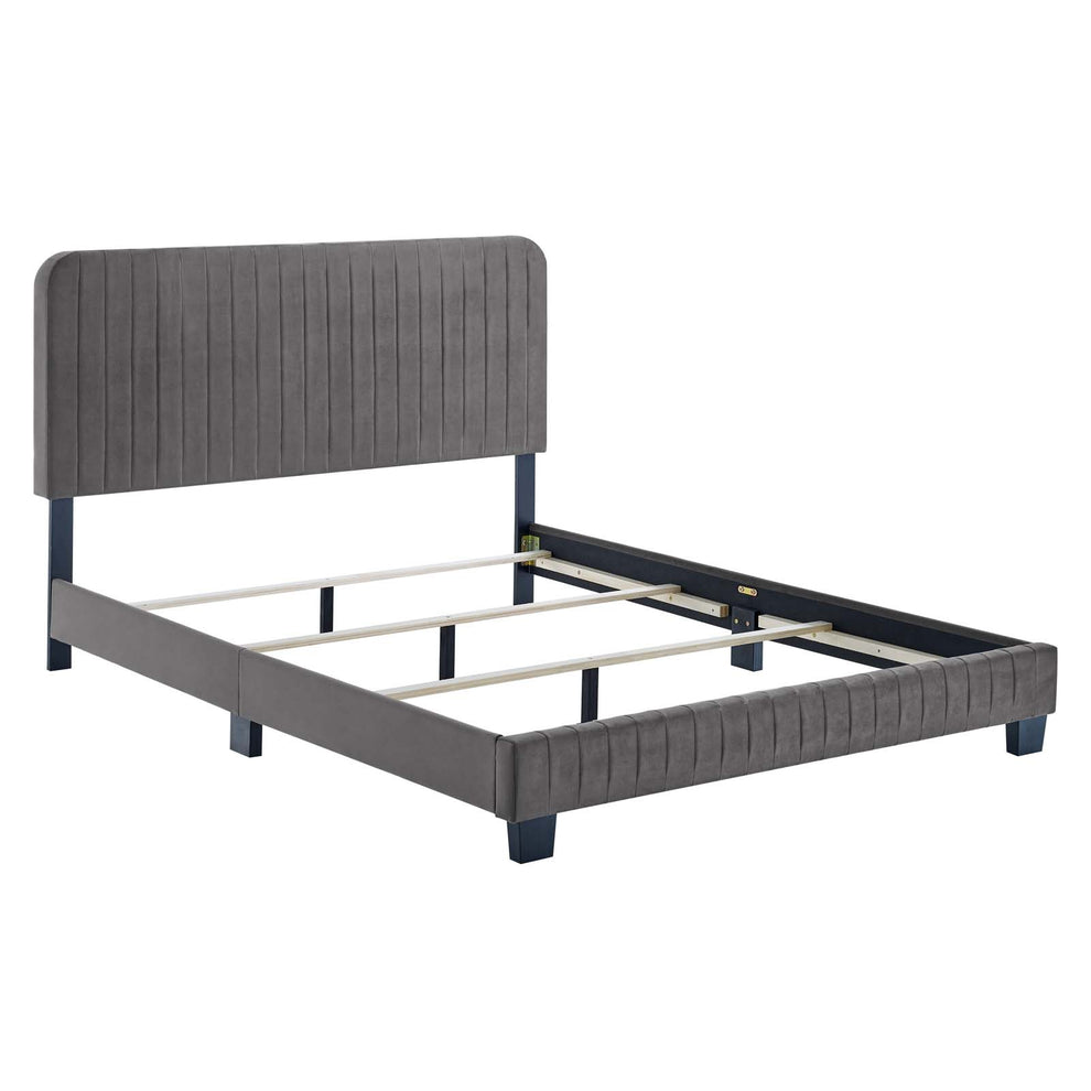 Modway Celine Channel Tufted Performance Velvet Twin Bed - MOD-6332 | Beds | Modishstore - 8
