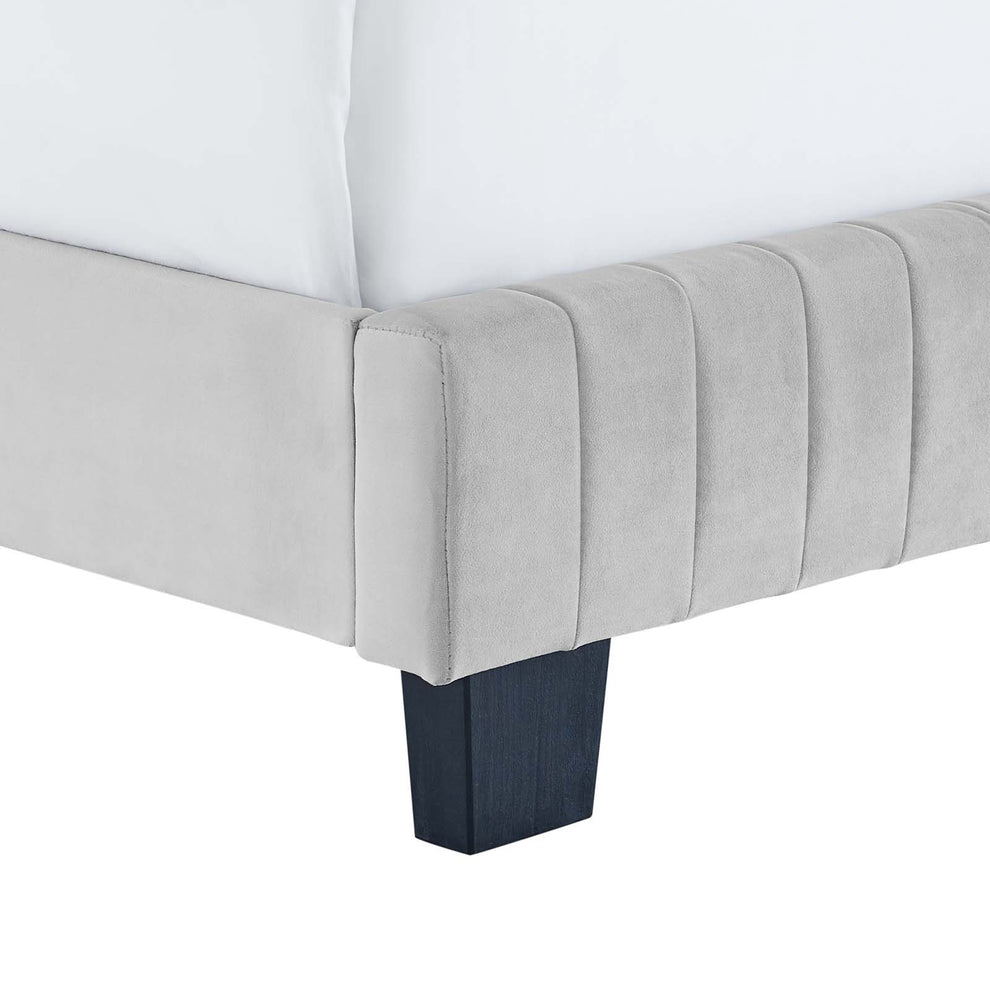 Modway Celine Channel Tufted Performance Velvet Twin Bed - MOD-6332 | Beds | Modishstore - 12