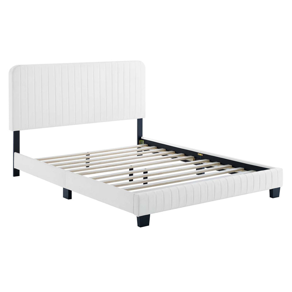 Modway Celine Channel Tufted Performance Velvet King Platform Bed - MOD-6333 | Beds | Modishstore - 26