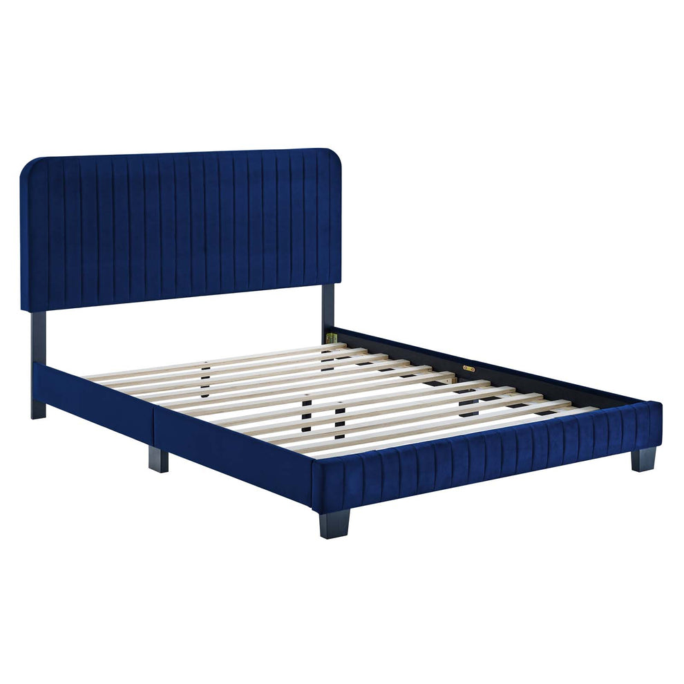 Modway Celine Channel Tufted Performance Velvet Full Platform Bed - MOD-6335 | Beds | Modishstore - 17