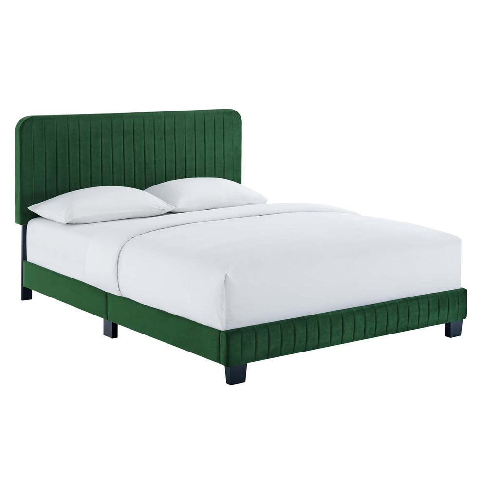 Modway Celine Channel Tufted Performance Velvet Twin Platform Bed - MOD-6336 | Beds | Modishstore - 4