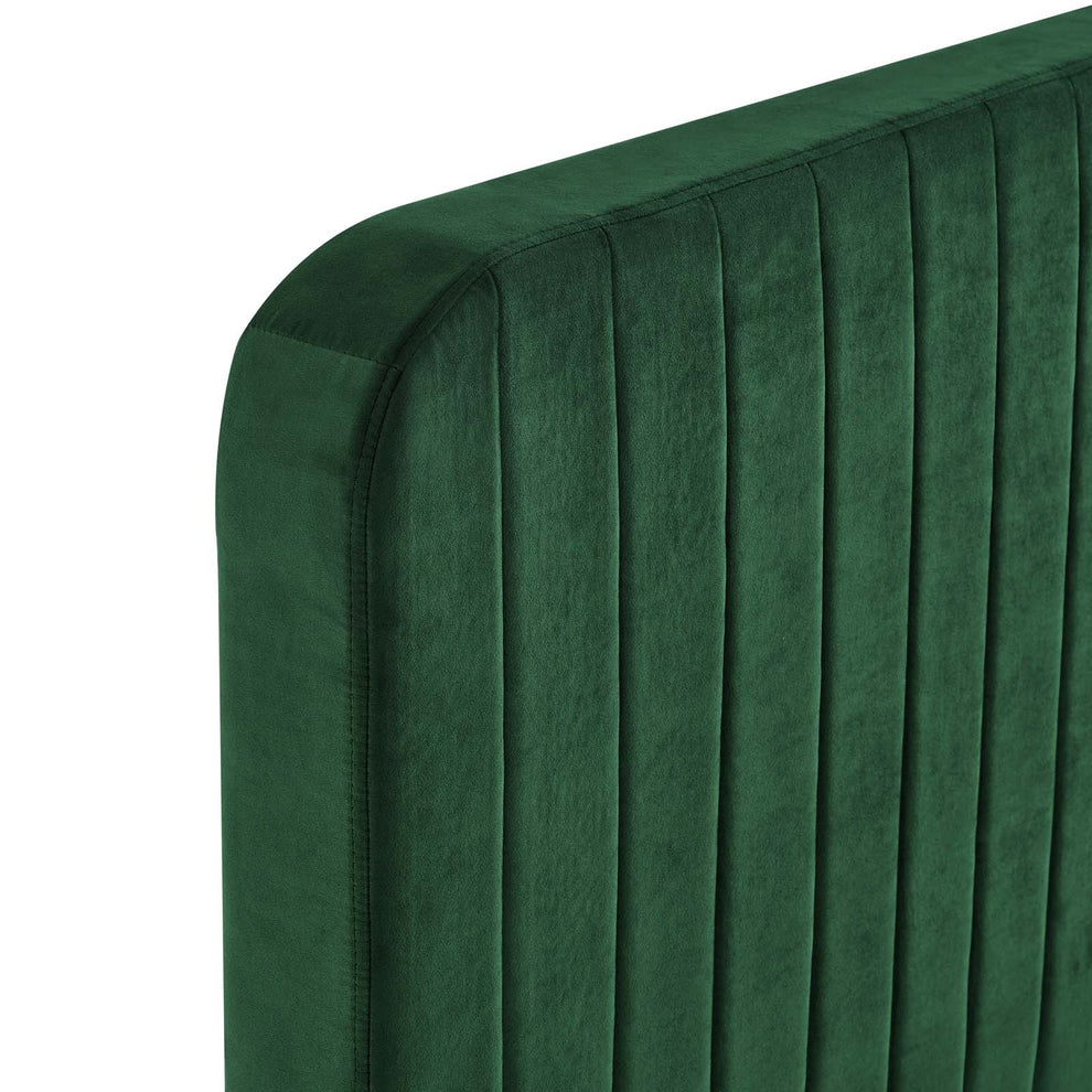 Modway Celine Channel Tufted Performance Velvet Twin Platform Bed - MOD-6336 | Beds | Modishstore - 6